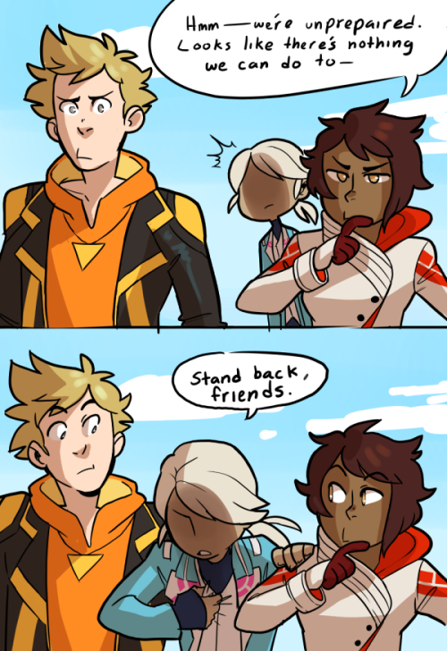 fruitycupid:I love the designs of the team leadersbut most of all, I love that Blanche looks like th
