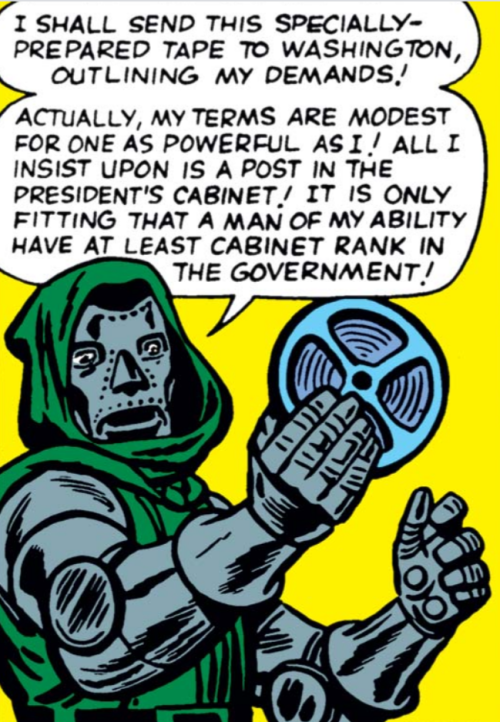 outofcontext-comics: The Modest Ambitions of Dr. Doom Doesn&rsquo;t he literally rule a country?