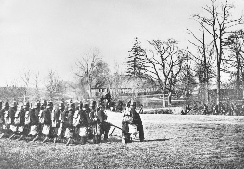 Danish troops during the Second Schleswig War, 1864.