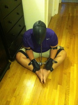 kinkywiddlemind:  Just some normal bondage corner time for the studly jock dude. I think I’ll give their tight shorts a good squeeze and see how much he squirms 