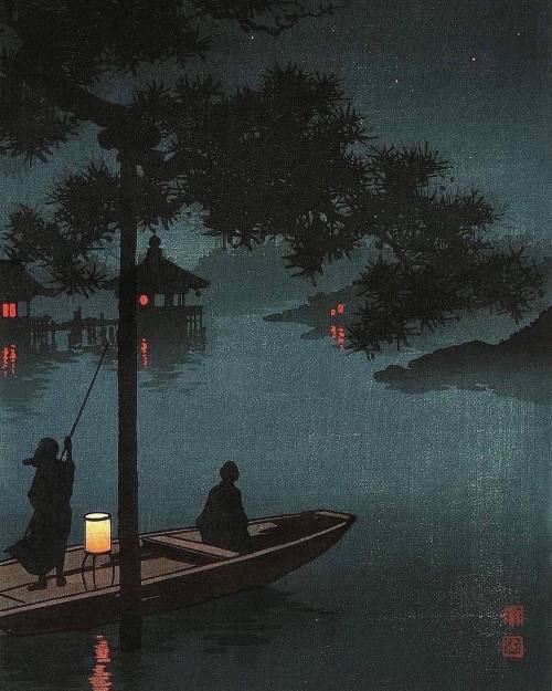 unsubconscious:  ‘Lake Biwa’ (Night Scene