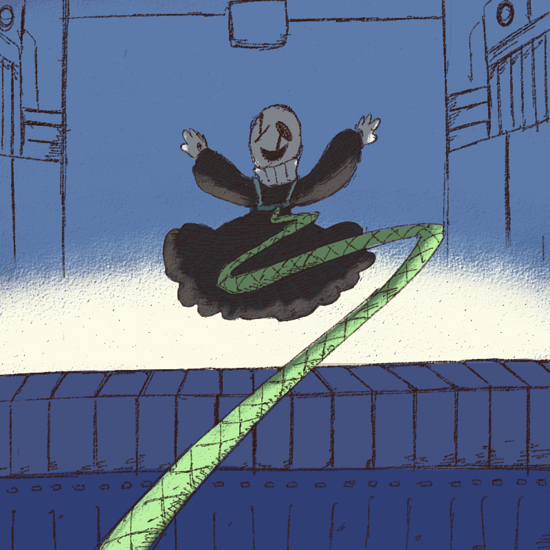 petite-pumpkin:  Gaster should stop doing all these dares he gets. He is going to