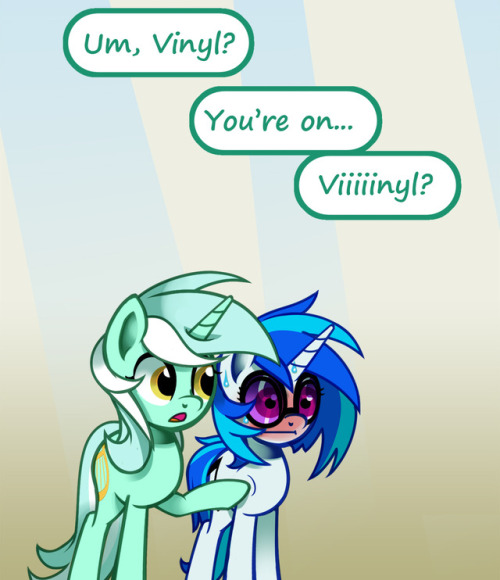 ask-canterlot-musicians: Oooooooooooooh buck.   xD Oh Vinyl >w<