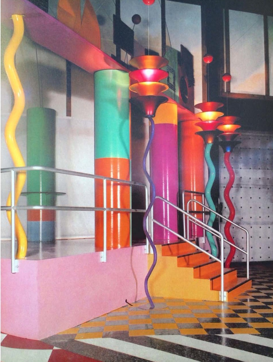 wavycrybaby:  Peter Shire’s Olympic Village Disco