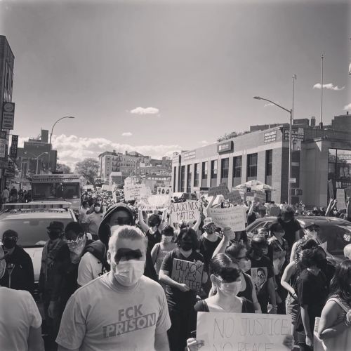 Queens Protest 5/30/20 Speak the fuck up. Show up, don’t be silent. White people, take cues from org