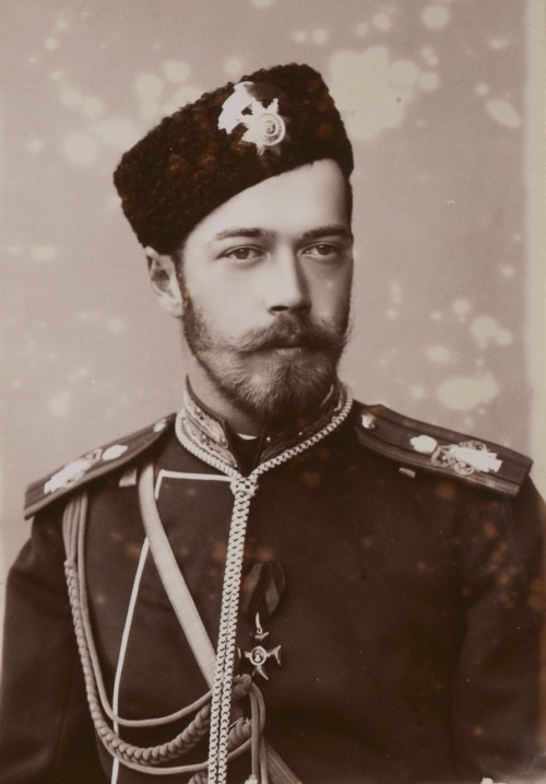 Armée russe, 1892.Photographie. ” Le Grand Duc Nicolas, futur Nicolas II.”E.et F. de Jongh.Photograp