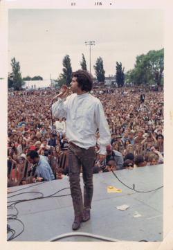 foreverblog-world:  Jim Morrison  San Jose Rock Festival, 1968  