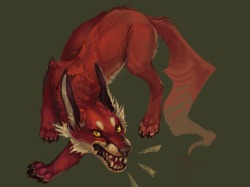 alradeck:  Might be putting this on a t-shirt in a month or two, not sure. Have an angry fox.