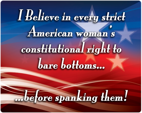 spanked2realtears: Yes indeed! we need more strict American women