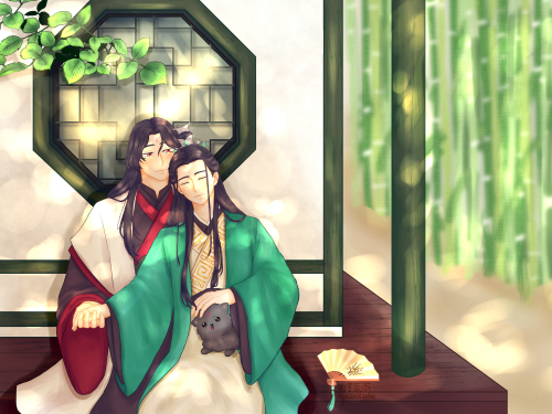 My piece for @lianhuazine​ First time doing Thai design Bingqiu! ; w; I love the colours for th