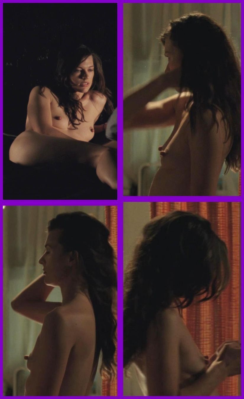 nude-celebz:  Milla Javovich from Stone. I love her nipples.