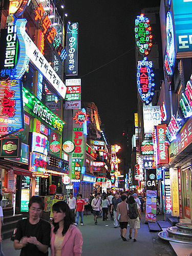 yudoku:  Seoul at Night by David Simmer II on Flickr.