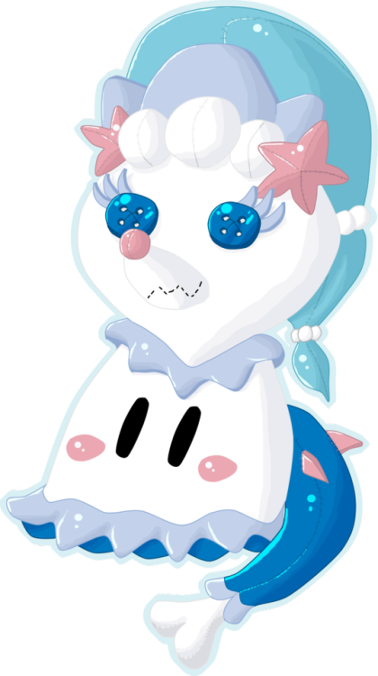 Mimikyu dressed as Primarina! Another one for MerMay month! Check out my other mermay mont