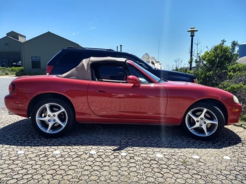 Miata wearing Bridgestone Potenza RE760 tires #miata #mx-5 #bridgestone #potenza https://www.instagr