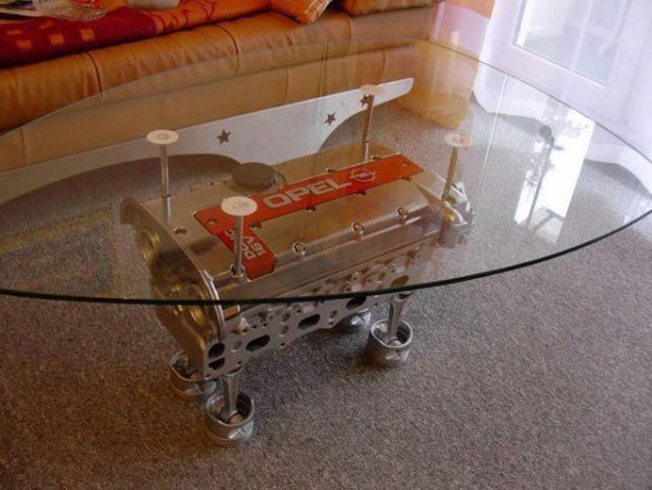 feather-the-throttle:  highwaycruisin:  Cofee tTable For Petrol Heads. Anyone…?