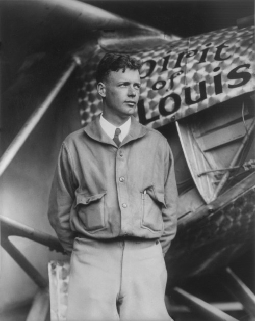 Today in History, May 21st, 1927Aviator Charles Lindbergh lands in Paris, completing the first non-s