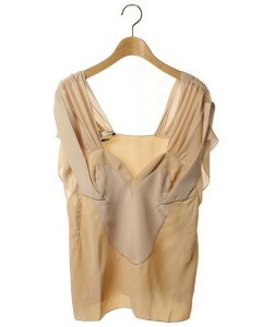 clothjects:  balenciaga spring 2009 heart shape gathered top 