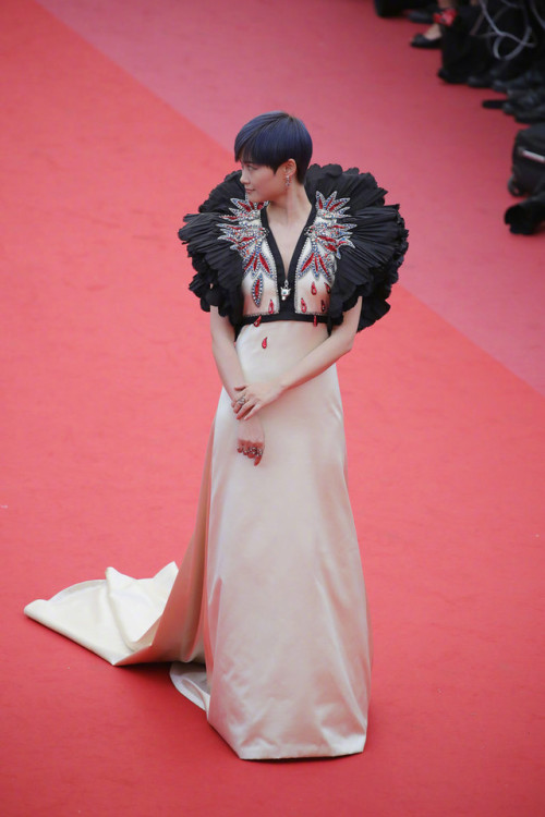 Chris Lee wearing Gucci at the 2018 Cannes Film Festival