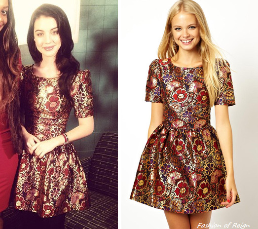 fashion-of-reign:  During &ldquo;Reign&rdquo; promotion days last year