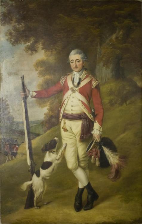 history-of-fashion:ab. 1800 Attributed to John Francis Rigaud - Portrait Of An Officer