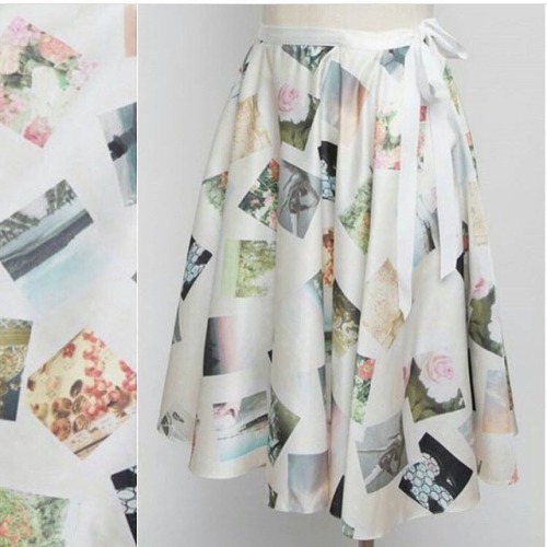 Exclusively printed with sweet travel polaroids, our Summer Holiday Skirt is a full circle of cotton