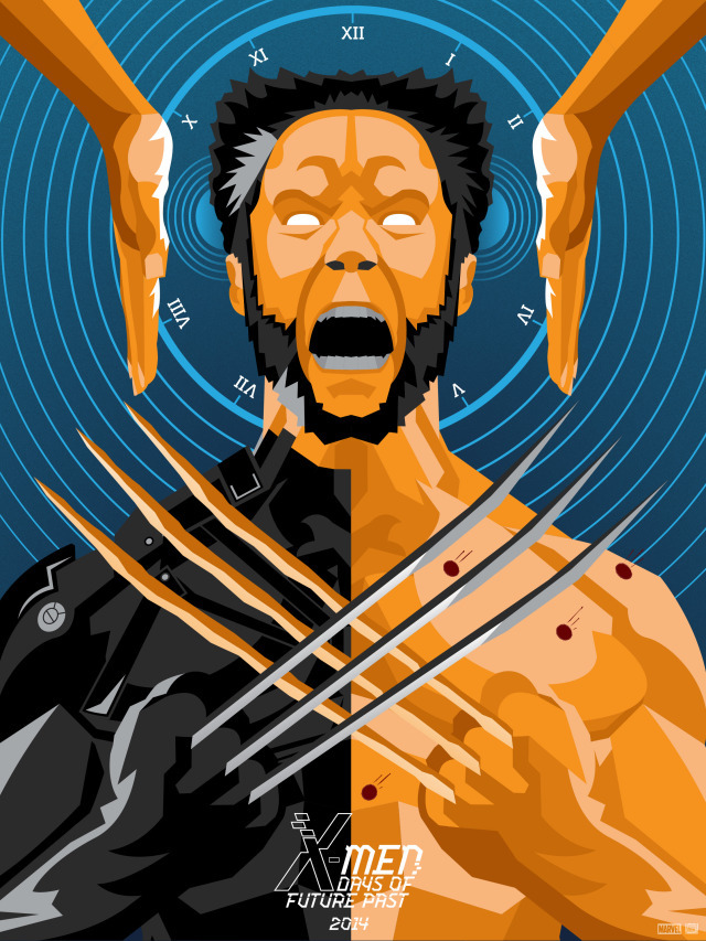thecyberwolf:  X-Men: Days of Future Past &ldquo;Poster Posse Project #6 - Blurppy Exclusive”