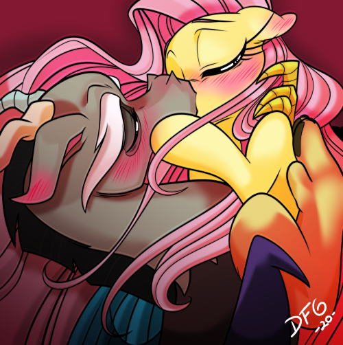 dragonfoxgirl: I had this old half finished FlutterCord drawing sitting in my 2018 folder. As a warm