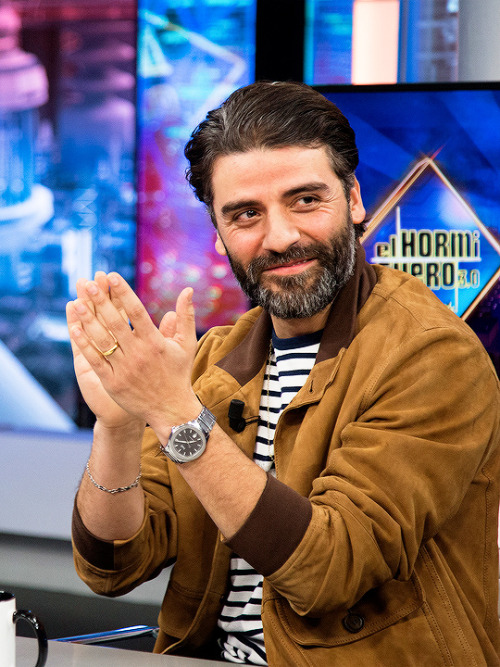 chrishemswrth:OSCAR ISAAC - El Hormiguero, España (March 5. 2019)