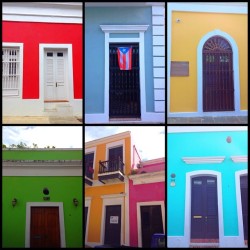 sebastian-samuel:  The warm &amp; tropical colorful houses of Old San Juan. #puertorico #oldsanjuan #archictecture #culture #colors #city #instamood  (at Viejo San Juan)