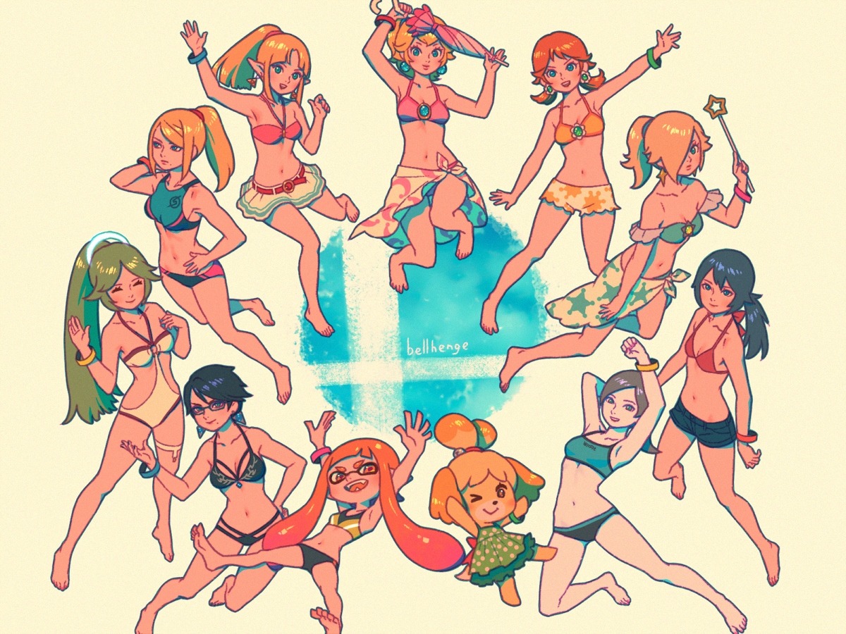 bellhenge:SSBU Summer [Super Smash Bros. Ultimate]  — SSBU Zelda— SSBU Daisy—