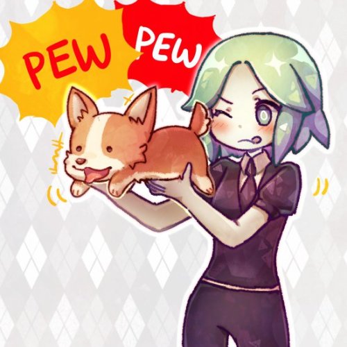 This month’s Patreon request was the Phos with a corgi!★https://patreon.com/k009 