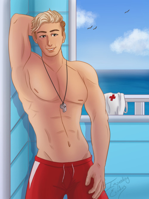 luxurylives:I commissioned @impendingexodus to draw Nate from Sunkissed Thank you!