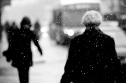 black-and-white:  the snow people (series) (by stephane (montreal)) 