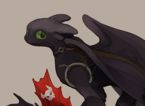 Toothless.