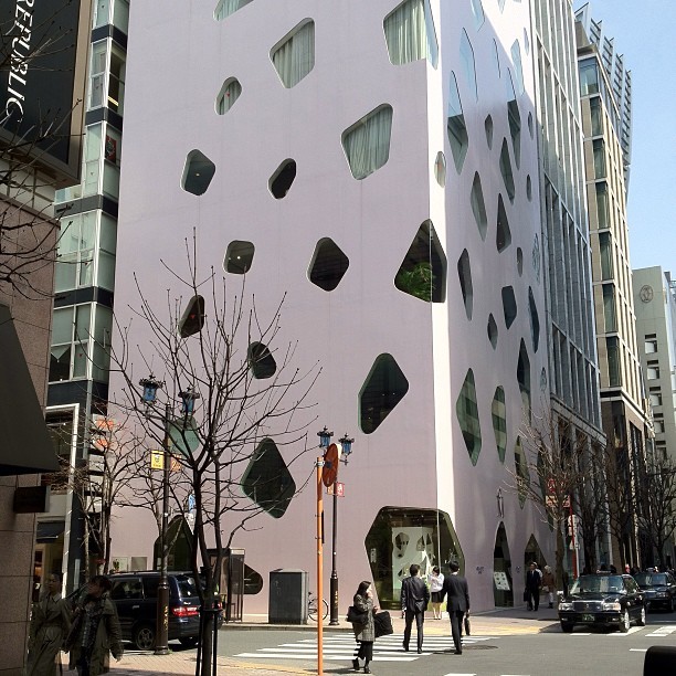 Mikimoto Ginza 2 by #PritzkerPrize #ToyoIto #architecture #japan #archdaily #tokyo #instagood #iphonesia