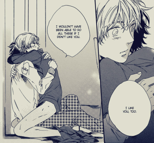 yuki-loves-yaoi:  “I wouldn’t have been able to do all these if I didn’t like you.” 