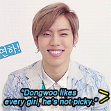 y3ol:  Everyone lets go to Big Daddy Dongwoo~ o(≧▽≦)o  