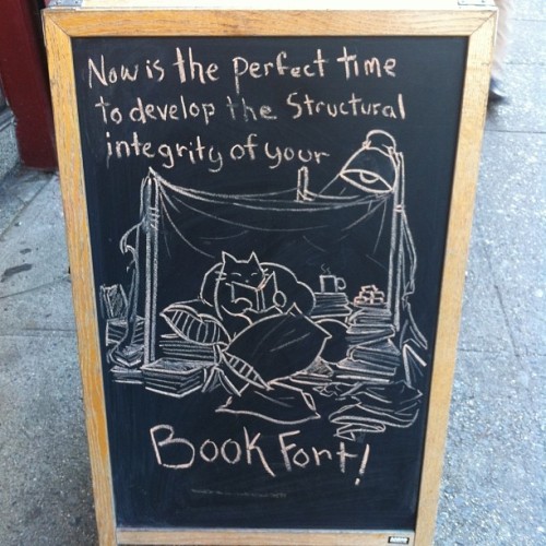 Public Service Announcement from perilouspaper. (Buy her cards on Etsy!) #bookfort