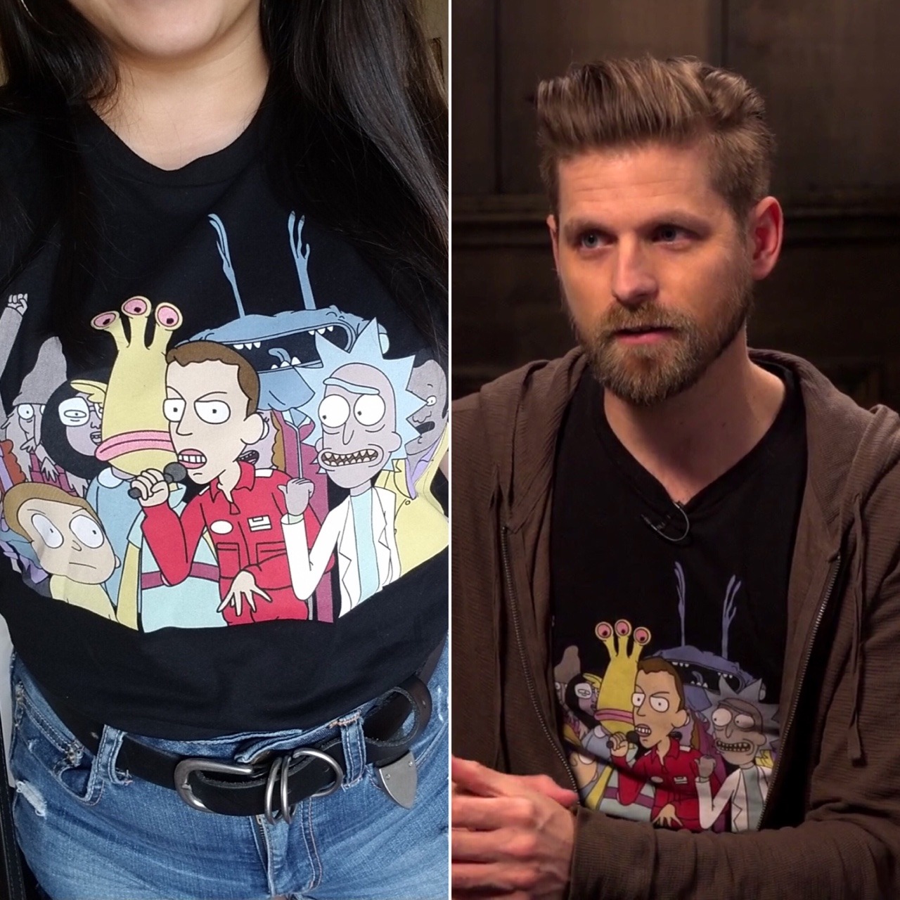logic rick and morty shirt