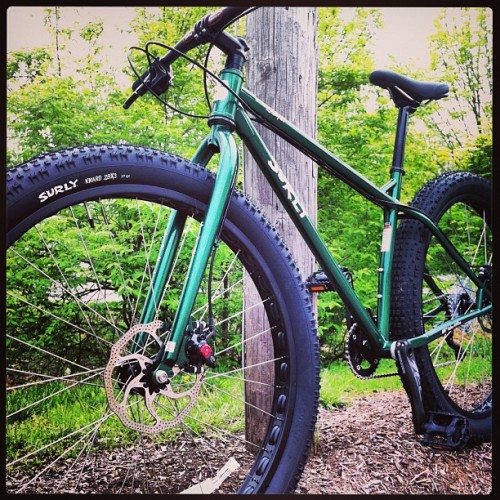 bikesandbeers: This Krampus was just sitting there in the bike shop, so I took it for a spin. #surly
