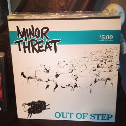doomsayer666:  Minor Threat “Out of step” 1983 Dischord #vinyl #straightedge 