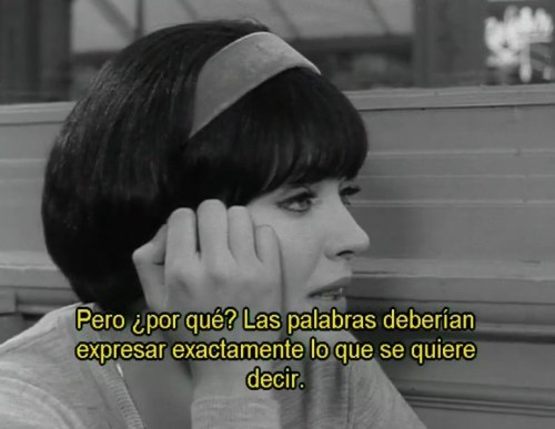 garcipnf:  Vivir su vida [Vivre sa vie] (1962) de Jean-Luc Godard.