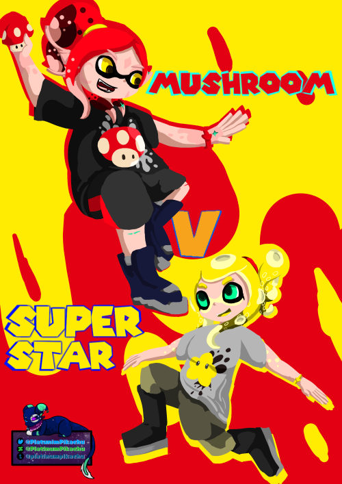 Lets a go! I&rsquo;m on Team Mushroom for reasons&hellip;Re-uploaded cause designs are hard