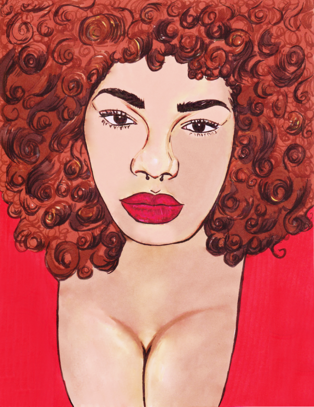 flyandfamousblackgirls:  peruviandeepwave:surra-de-bunda drew her vision of me I’m