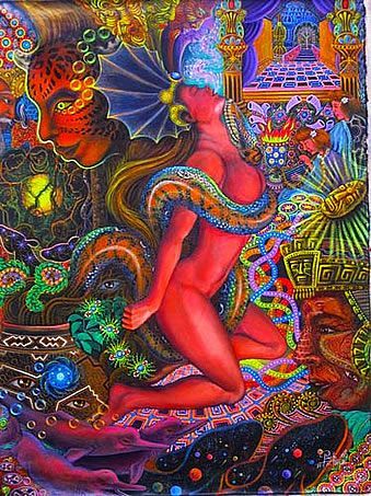 entheognosis:The serpent goddess swallows ayahuasca