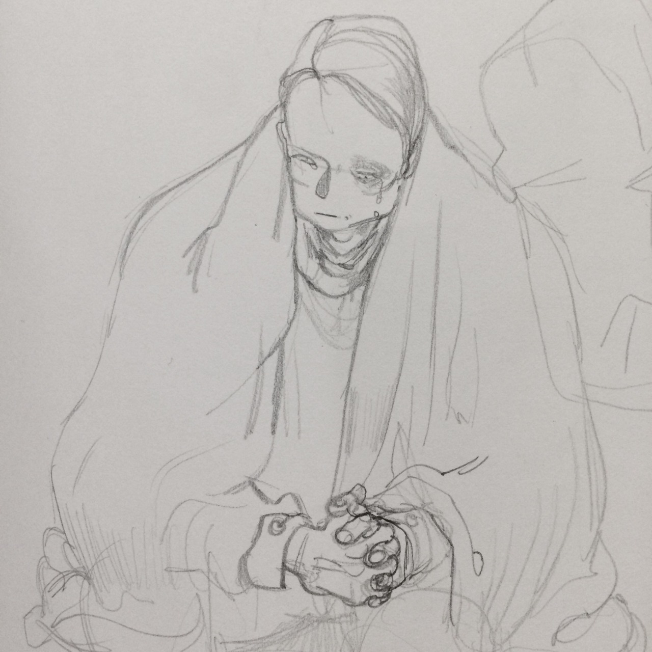 harkbus:  05/23/2016 | oh lord I have more stray doodles of Hannibal than I can count.