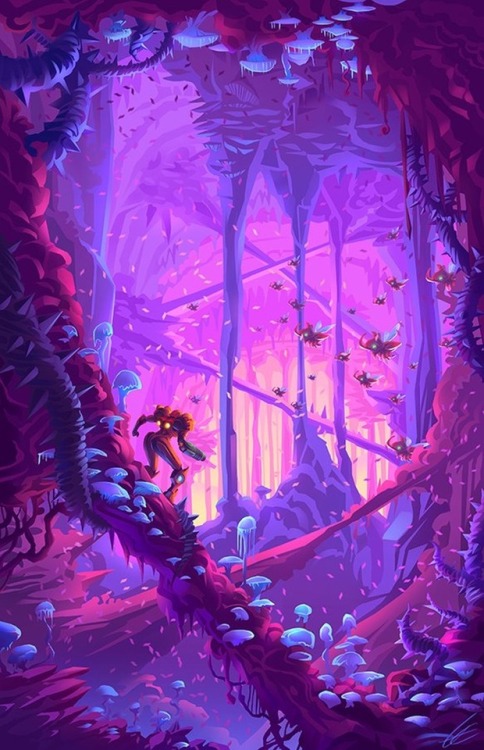 thisisforthepixels: The world of Metroid (by François Coutu)