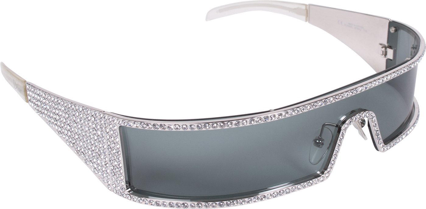 mcblingbrat:Christian Dior Swarovski Embellished Punk Sunglasses 