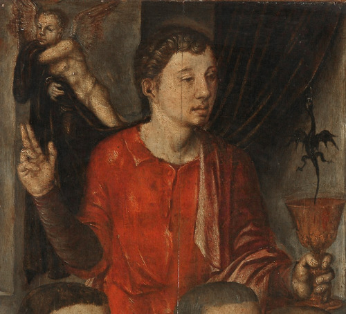 Hugo van der Goes (attributed to) - Memorial triptych (c 1527). Detail.