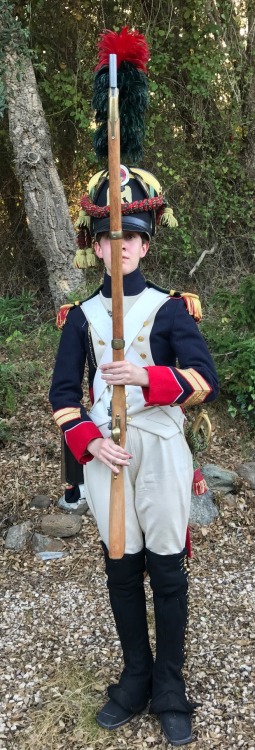 a-french-guardsman: Sergeant-Major of the Fusiliers-Chasseurs of the Imperial Guard. Parade outfit. 